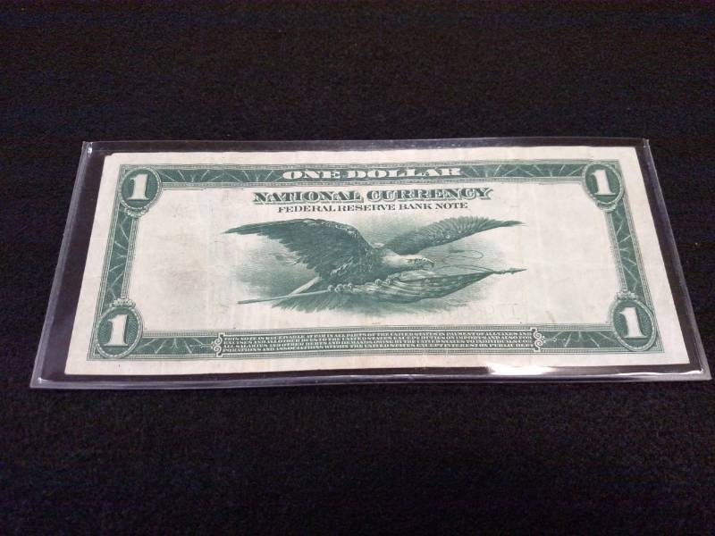 1918 Large Size One Dollar National...