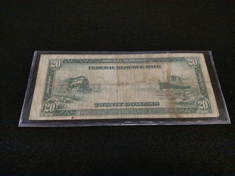 1914 Large Size Twenty Dollars Fede...