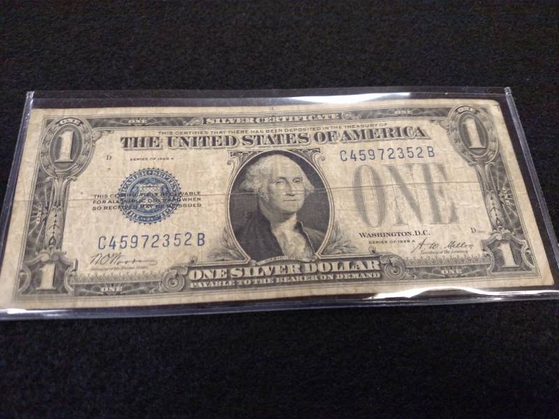 1928 A One Dollar Funny Back Silver...
