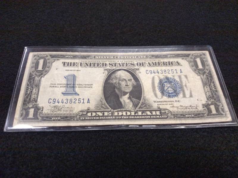1934 One Dollar Funny Back Silver C...