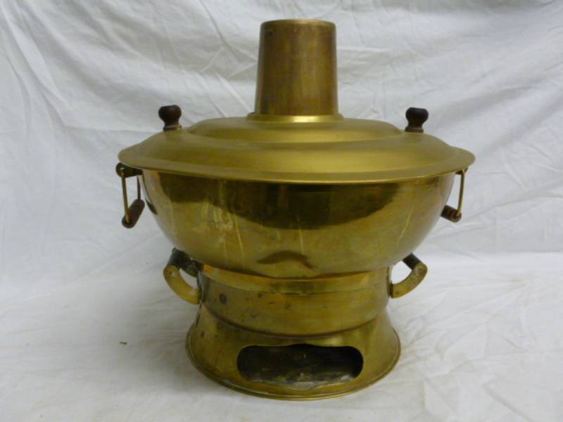 Vintage Brass Cake Pan
