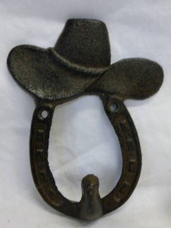 Cast Iron Hat Hook