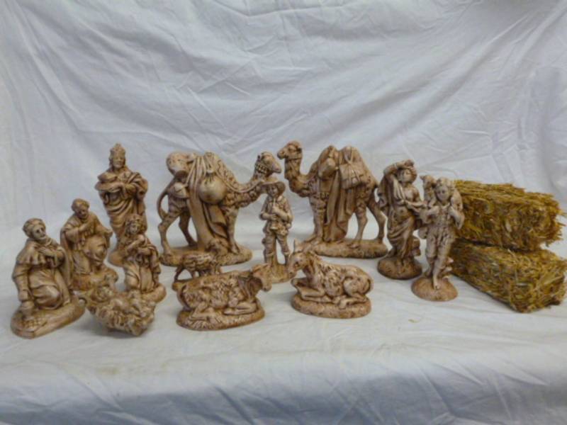 Vintage Nativity Set