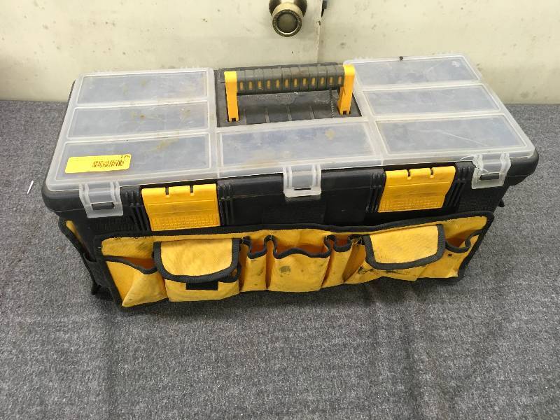 lot 175 image: DeWalt Tool Box W MiscTools
