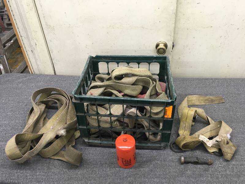 lot 212 image: Filter, Tow Straps, & Ratchet Straps