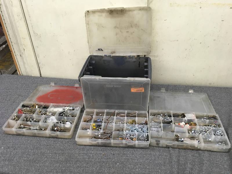 lot 226 image: Nuts,Bolts, & Misc Storage Crate