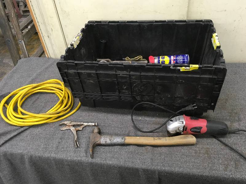 lot 265 image: Tote Of Misc Tools