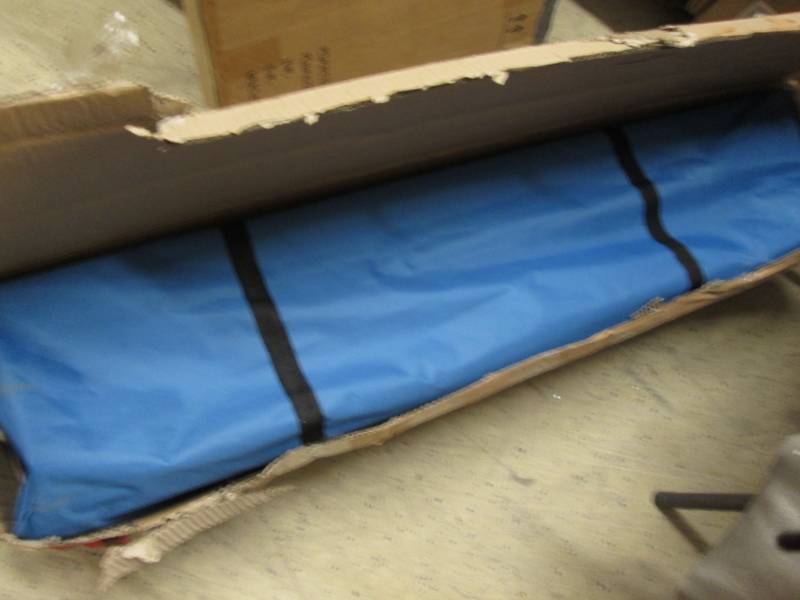 lot 3 image: Gazebo with Awnings open box...