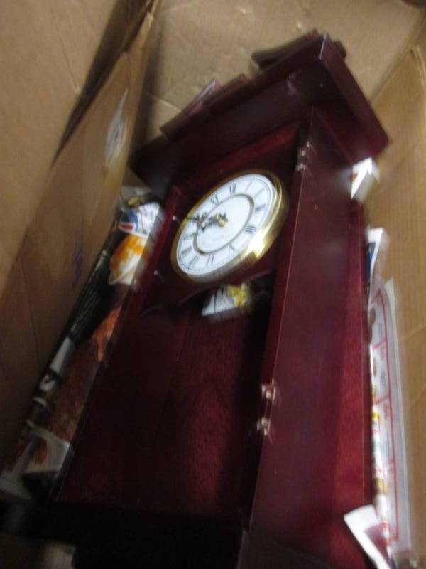 lot 4 image: Vintage Wall Clock open box returns...