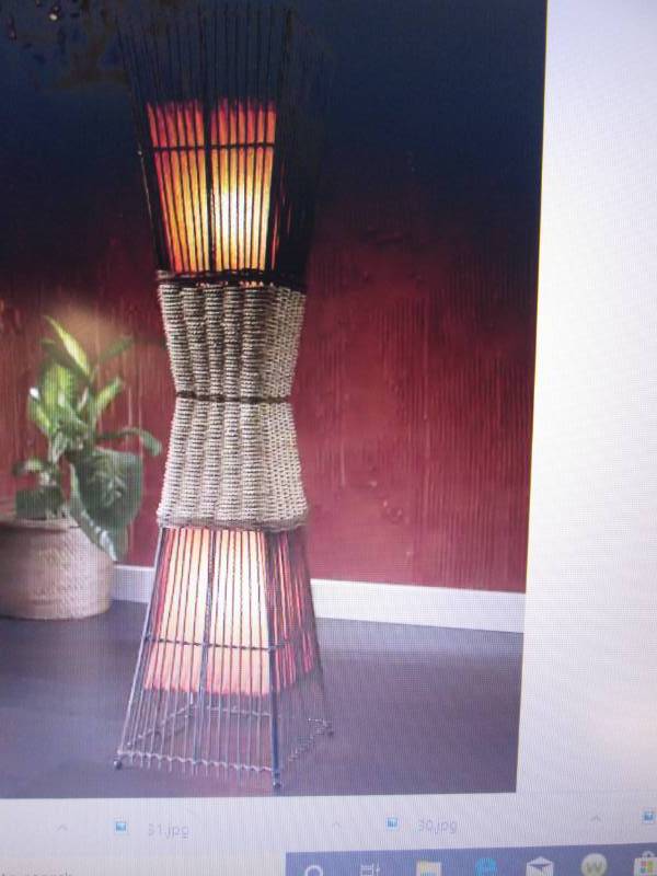 lot 37 image: Palisade Floor Lamp open box Retail...