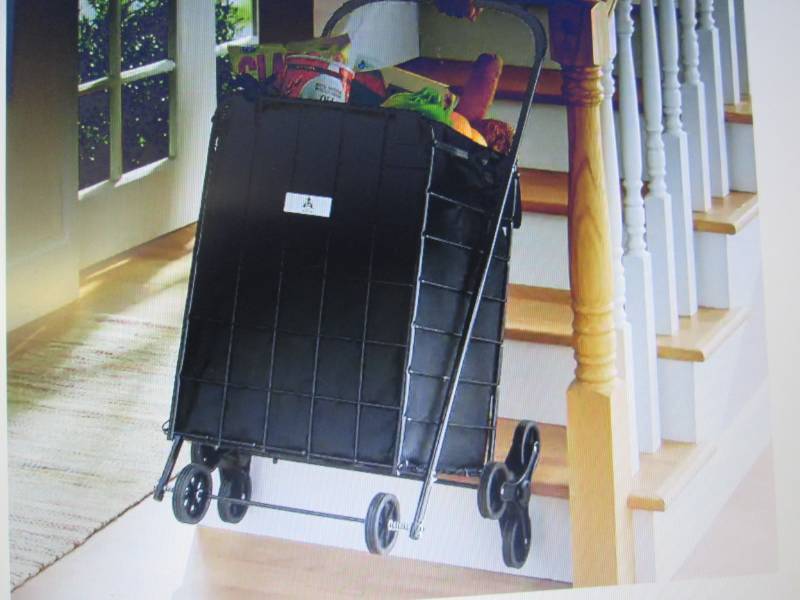 lot 53 image: Stair-Climbing Shopping Cart open b...
