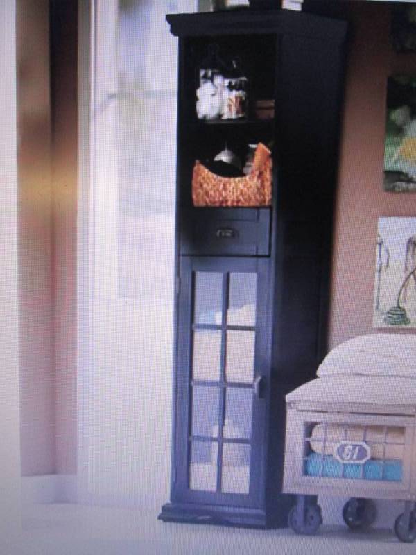 lot 63 image: Saunders Bathroom Cabinet open box ...
