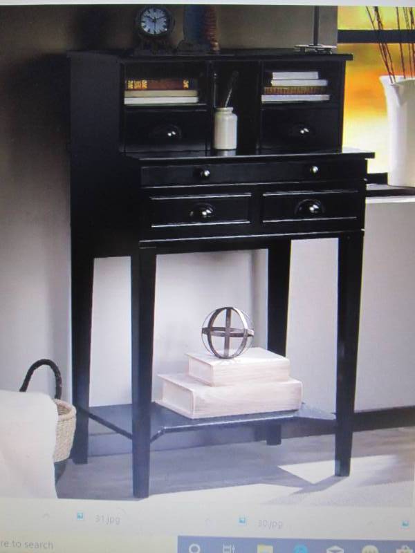 lot 71 image: Secretary Desk open box Retail $259...