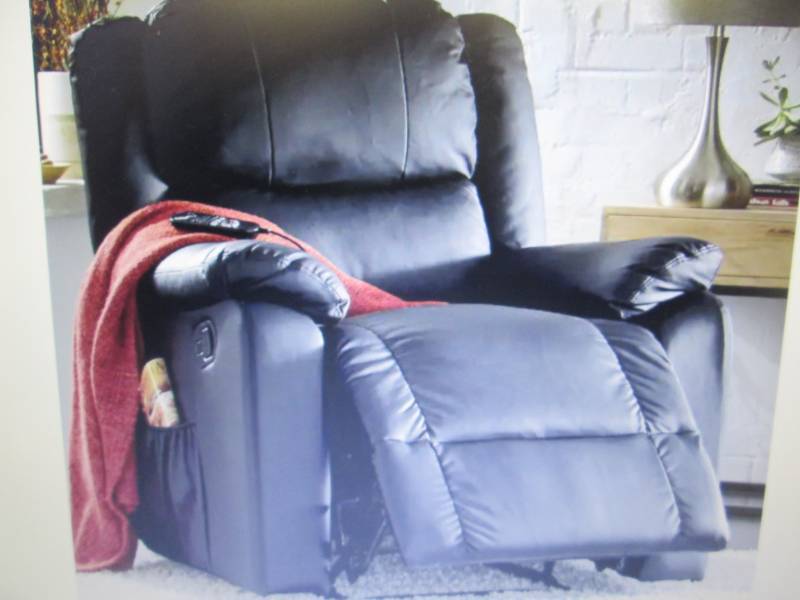 lot 84 image: Massage Recliner open box Retail $3...