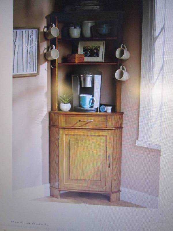 lot 89 image: Carson Corner Shelf open box Retail...