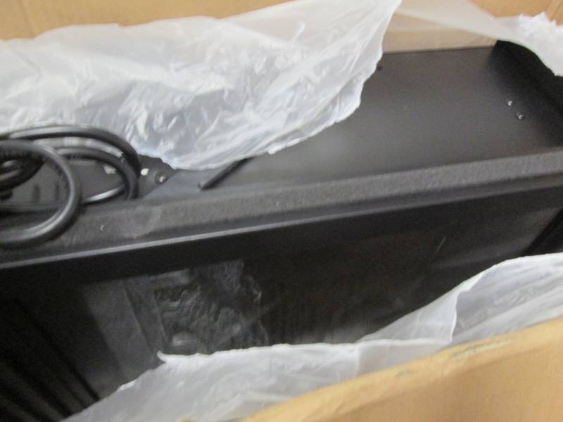 lot 99 image: Electric Fireplace Insert open box ...
