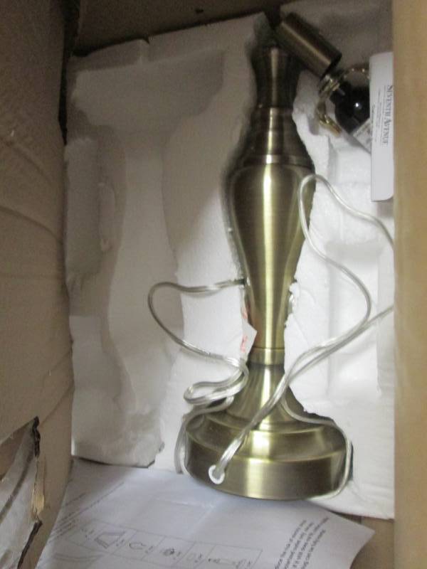 lot 108 image: Touch Table Lamp open box 13 diam....