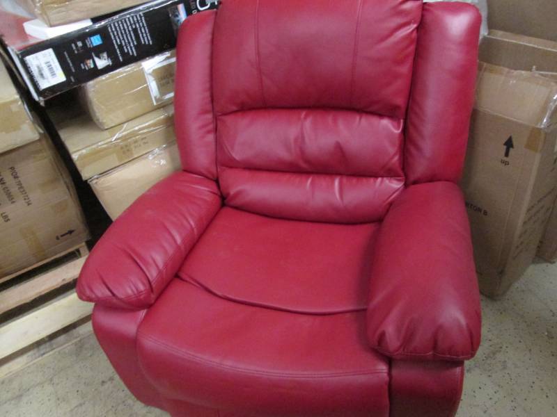 lot 134 image: Overstuffed Recliner open box Retai...