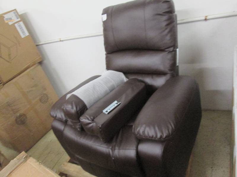 lot 135 image: Overstuffed Recliner open box Retai...