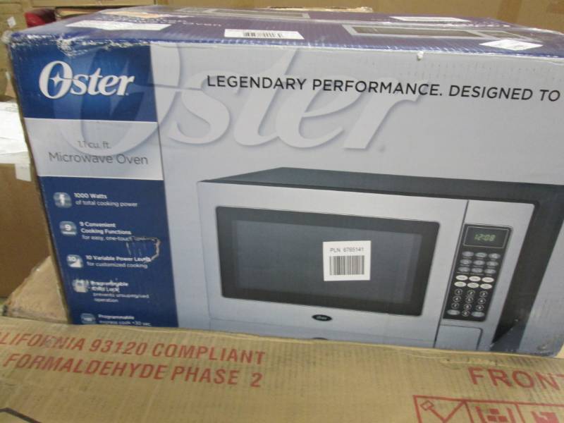 lot 155 image: Stainless Steel 1.1 Cu. Ft. Microwa...