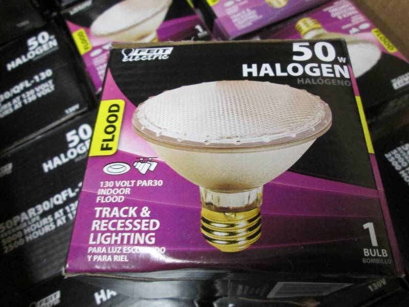 lot 162 image: 20 Feit Electric 50 W Hallogen Floo...