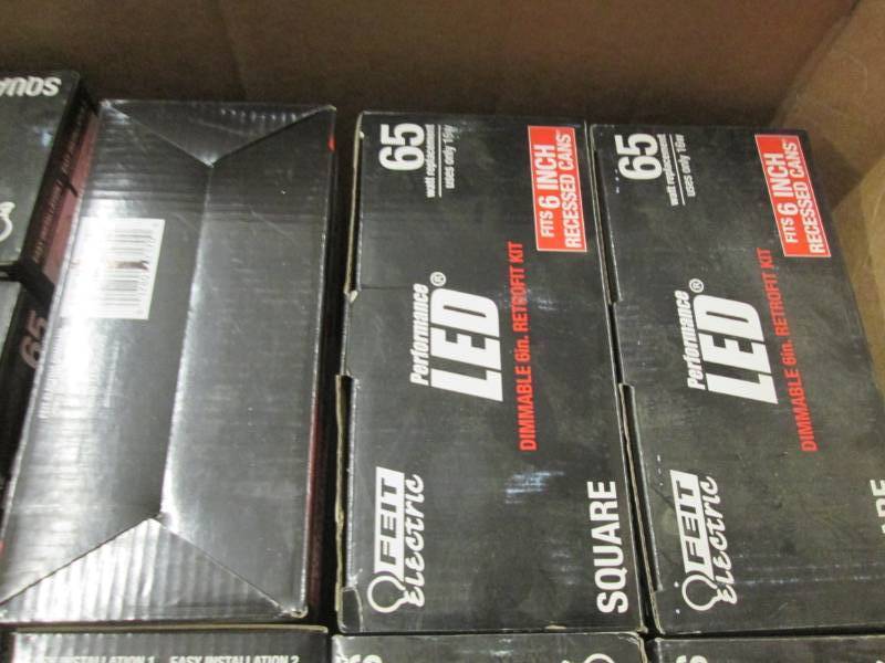 lot 163 image: Lot of 3 Feit Electric 6 in. 65-Wat...