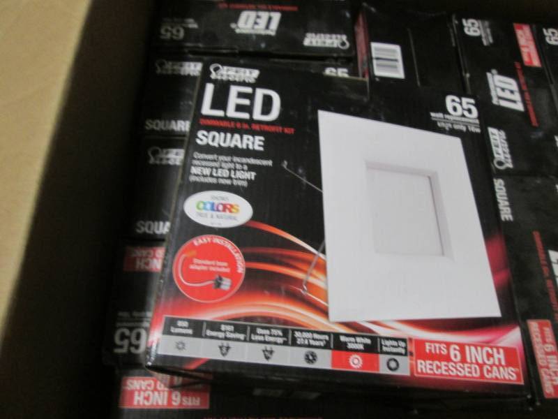 lot 164 image: Lot of 3 Feit Electric 6 in. 65-Wat...