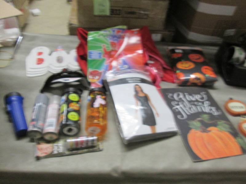 lot 190 image: Halloween Costumes  & Misc, Dcor,...
