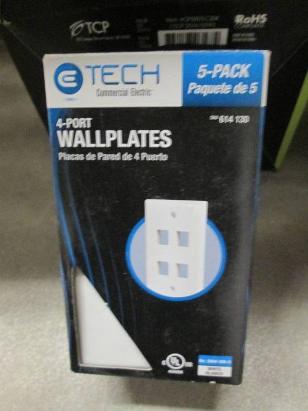 lot 200 image: 6-5pks Commercial Electric 4-Port W...