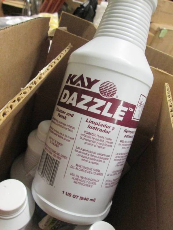 lot 210 image: 9 Quarts Kay Dazzle Cleaner & Polis...