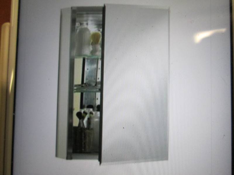 lot 237 image: Kohler 1 Door Beveled Medicine Cabi...