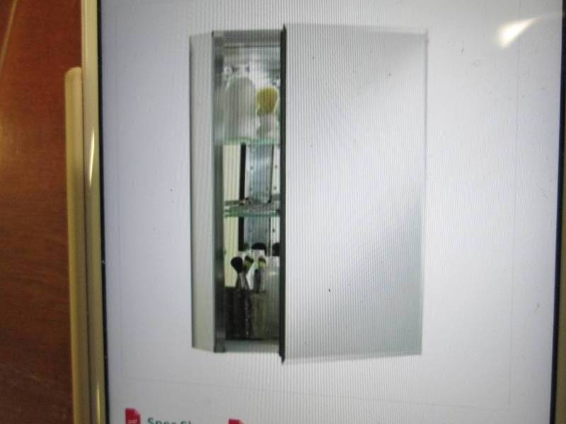 lot 241 image: Kohler 1 Door Beveled Medicine Cabi...