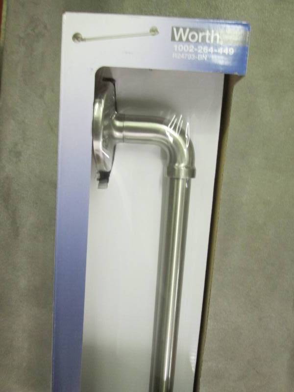 lot 253 image: 2 Kohler Worth 24 in. Towel Bars in...