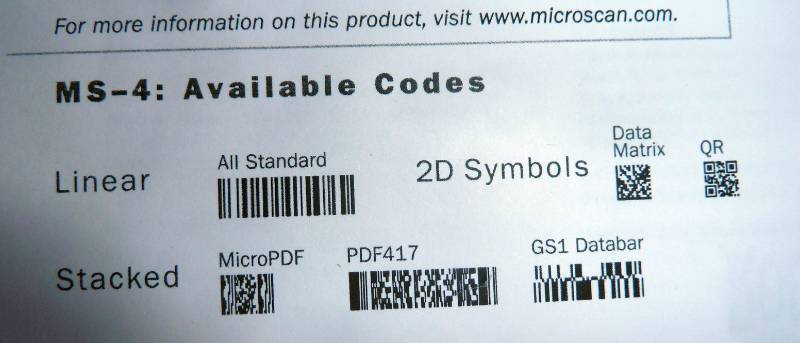 2 New Microscan units...