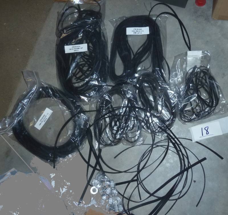 85 new Gates belts, 6 and 9mm wide,...