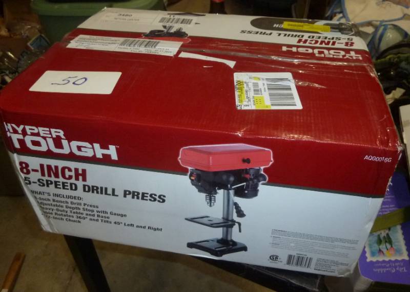 8 inch 5 speed drill press - this o...