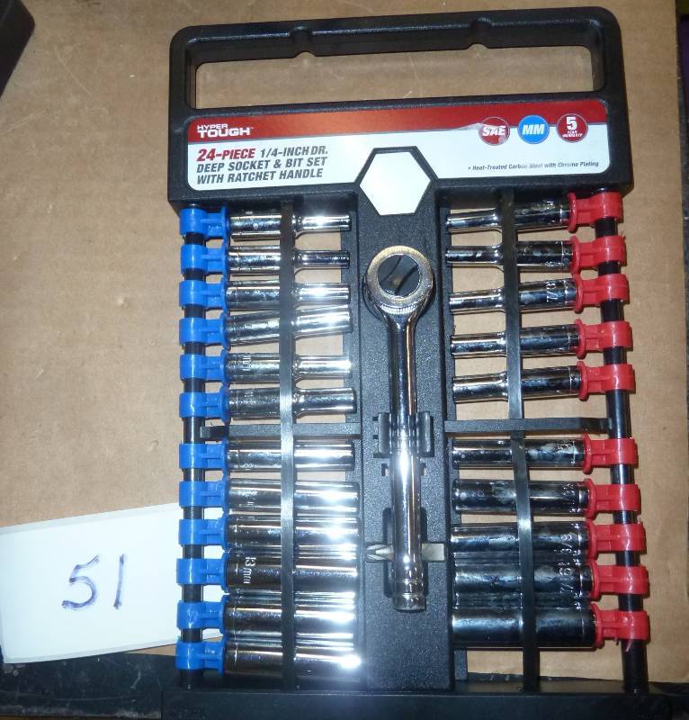 24 piece standard and metric 14 in...