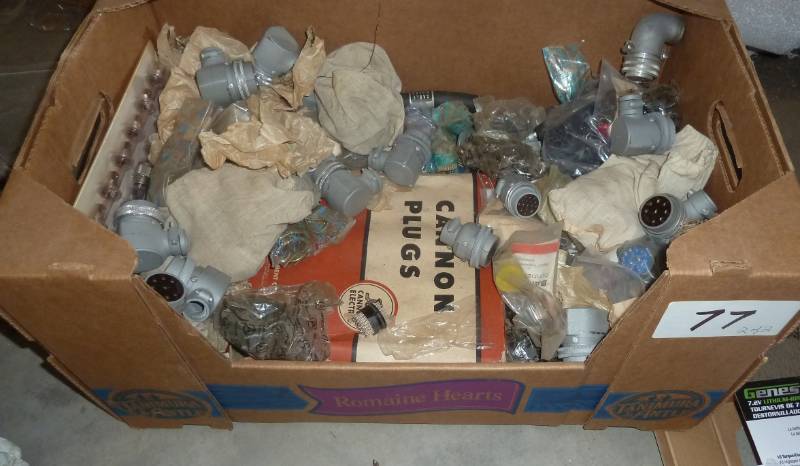 2 boxes of amphenol connectors, new...