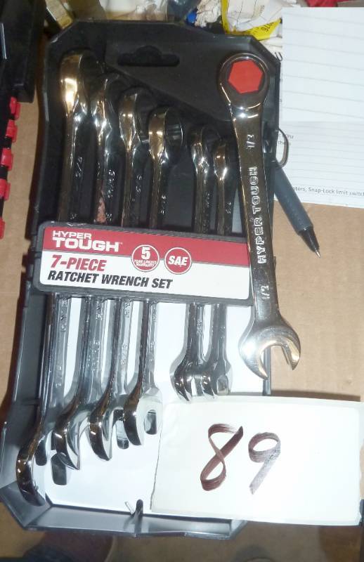 new 7 piece standard ratchet set, 3...