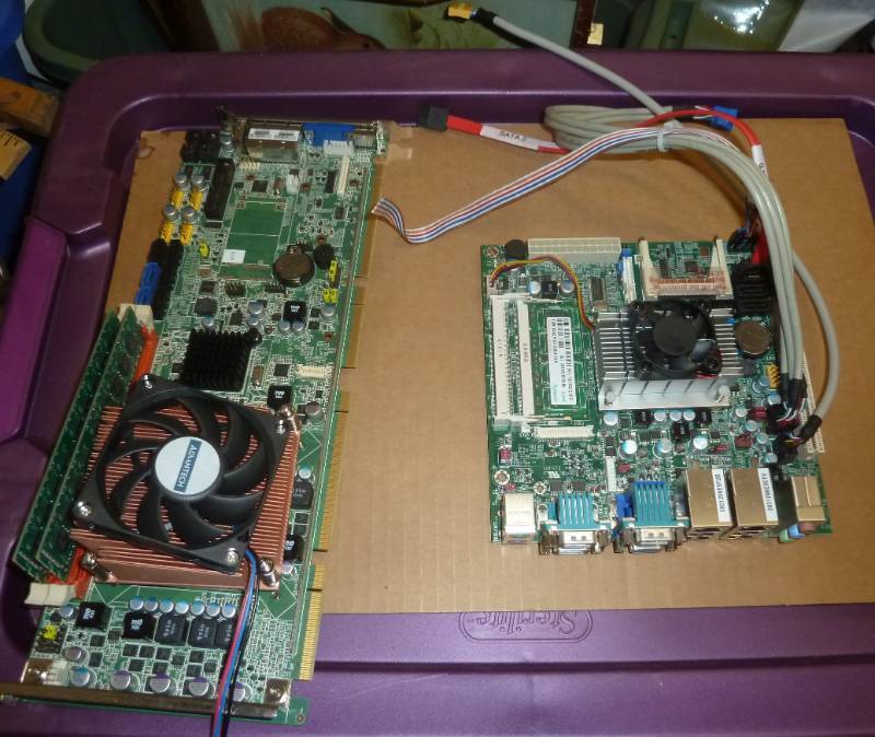 Two new motherboards from new compu...