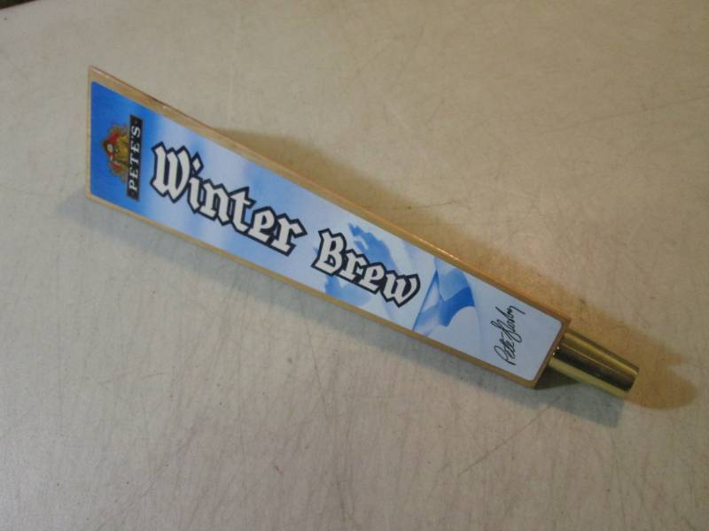Petes Winter Brew Beer Tap Handle ...