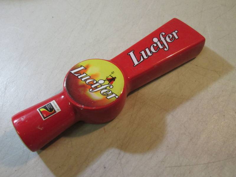 Lucifer Beer Tap Handle 9 14  EW3...