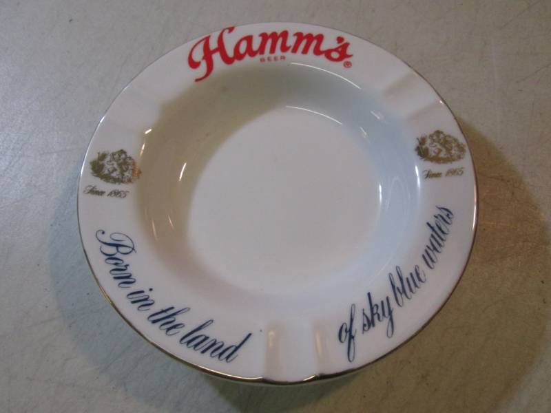 Hamms Beer Ceramic Ashtray 6 58 ...