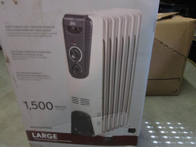SAI Oil-Filled Radiator Heater Open...