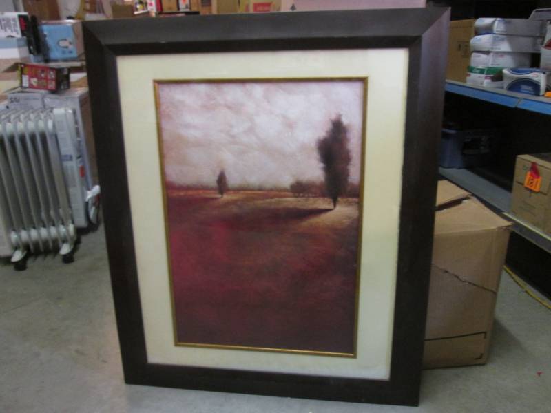 Large Framed Painting 31 12 x 37 ...
