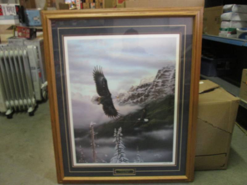 Large Framed Signed and Numbered Ea...