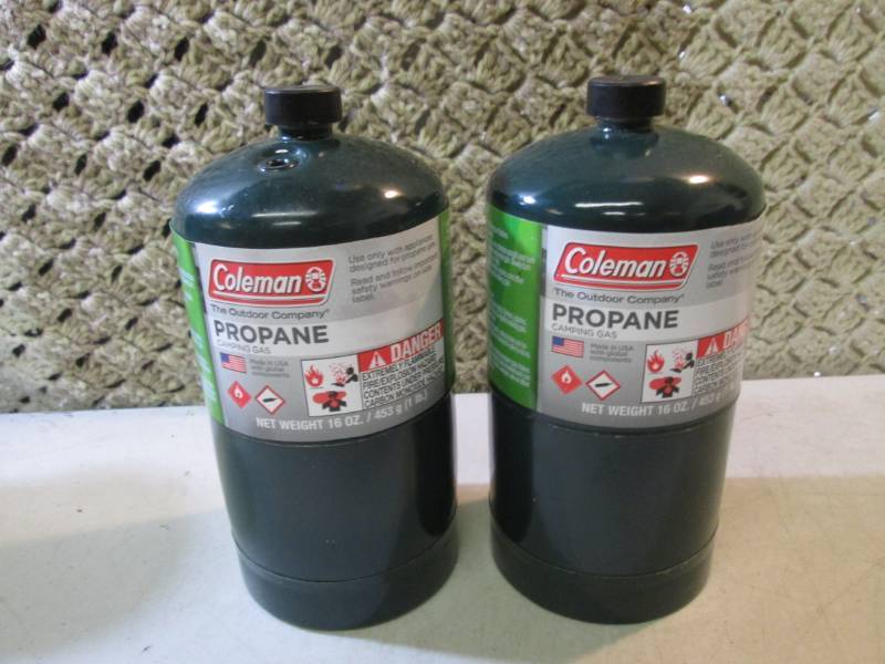 Lot of 2 Coleman Propane Camping Ga...