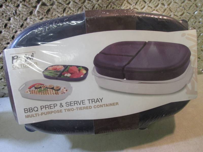 Parini Outdoor BBQ Prep & Serve Tra...