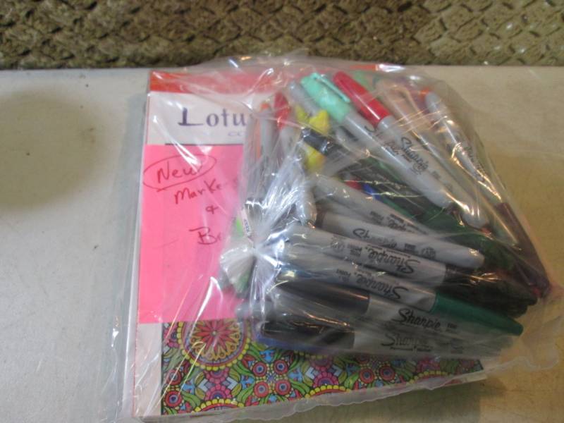 Lot of Assorted New Markers and Col...