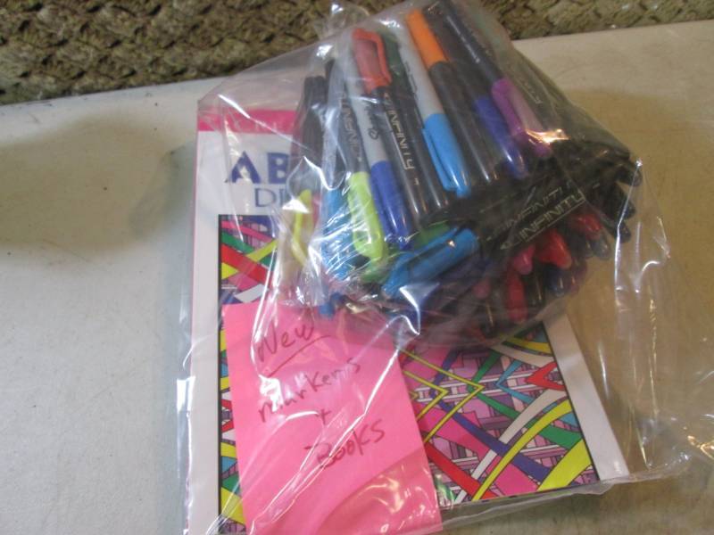 Lot of Assorted New Markers and Col...